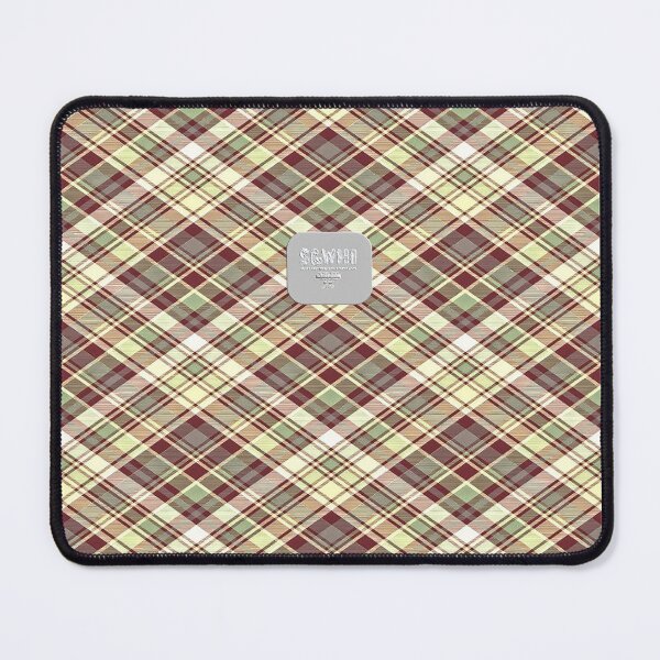 Item preview, Distinguish Beige and burgundy tartan for men. designed and sold by markyboyce247.
