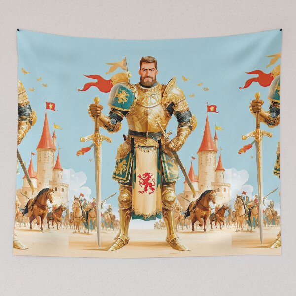 Item preview, Crusader Knight Holding a Lance designed and sold by Piotrek0001.