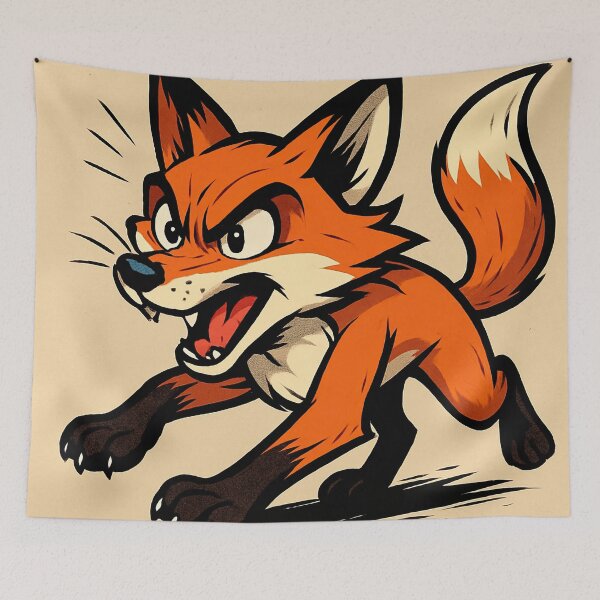 Item preview, Fox | Comics stylCartoone -  designed and sold by ComicsFactory.