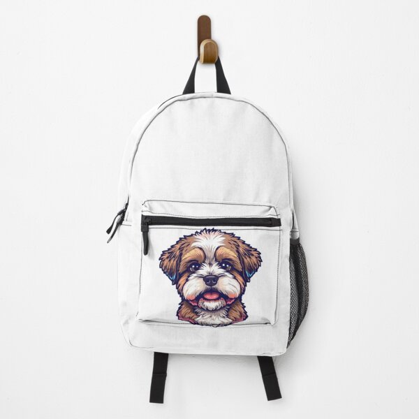 Item preview, Joyful Puppy Art Sticker | Bright Dog Illustration designed and sold by Teewave-Ashish.