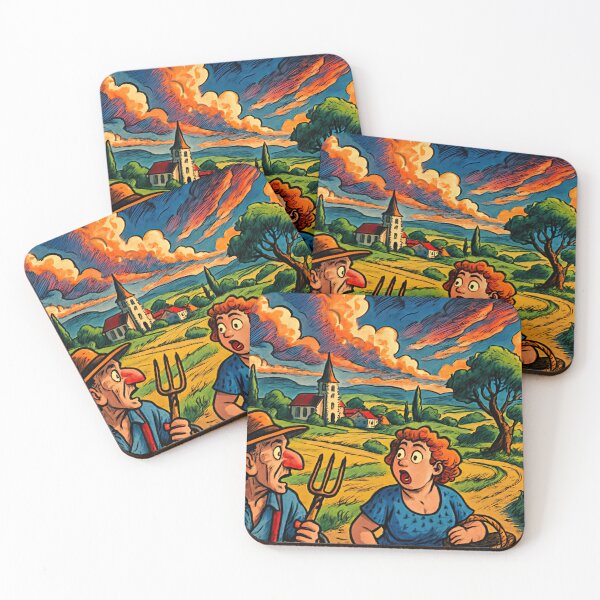Item preview, France landscape | Comics stylCartoone -  designed and sold by ComicsFactory.