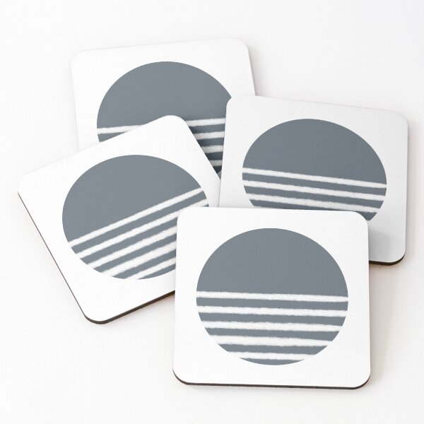 Item preview, Minimal Abstract Circle Muted Blue designed and sold by Pattern&Pixel.