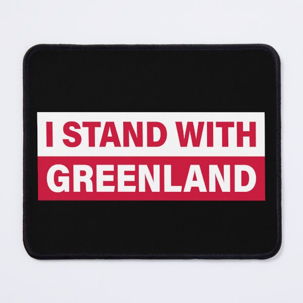 Item preview, I Stand With Greenland - Anti Trump designed and sold by PixVib.