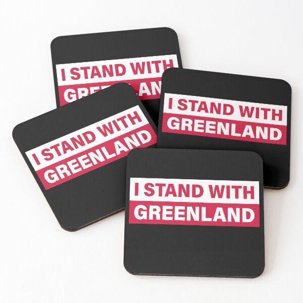 Item preview, I Stand With Greenland - Anti Trump designed and sold by PixVib.