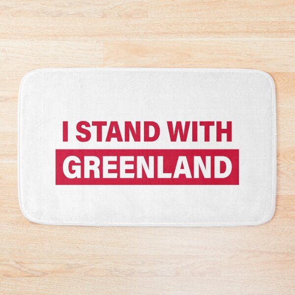 Item preview, I Stand With Greenland - Anti Trump designed and sold by PixVib.