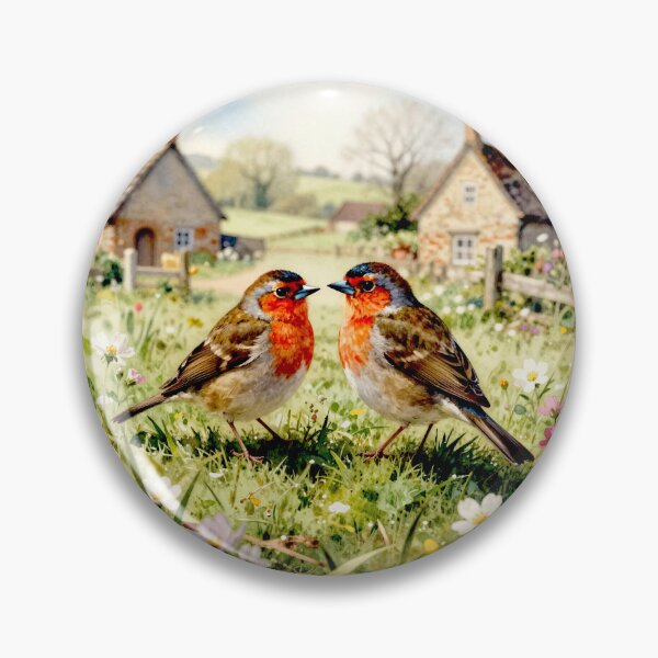 Item preview, Colorful Finch in Blooming Countryside #10 designed and sold by Helios Be. Lavsh.