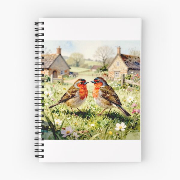 Item preview, Colorful Finch in Blooming Countryside #10 designed and sold by Helios Be. Lavsh.