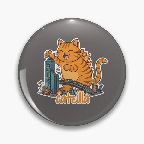Item preview, cat kaiju giant cat funny designed and sold by likekillersx.