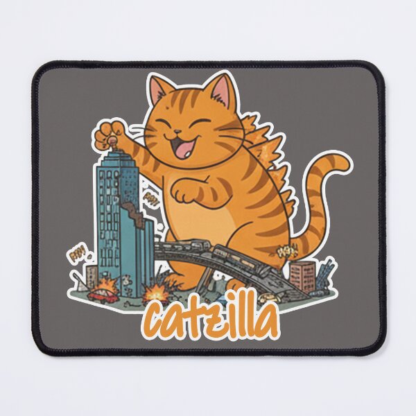 Item preview, cat kaiju giant cat funny designed and sold by likekillersx.