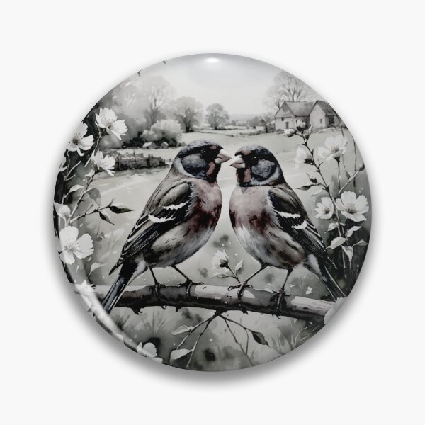 Item preview, Colorful Finch in Blooming Countryside #11 designed and sold by Helios Be. Lavsh.