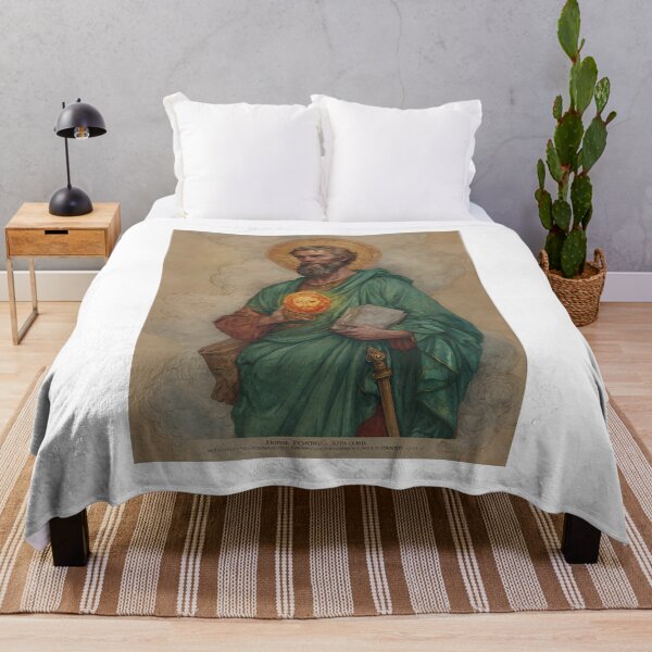 Item preview, Saint Jude Holding Holy Icon and Book designed and sold by Oldetimemercan.