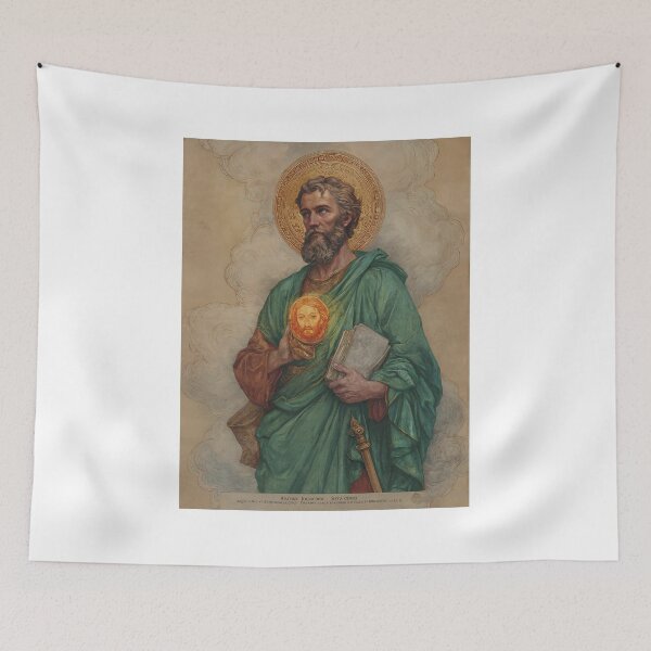 Item preview, Saint Jude Holding Holy Icon and Book designed and sold by Oldetimemercan.