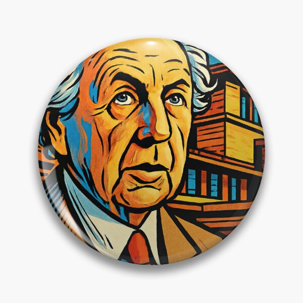 Item preview, Frank Lloyd Wright portrait | Comics stylCartoone -  designed and sold by ComicsFactory.