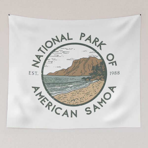 Item preview, National Park of American Samoa designed and sold by GoodOldVintage.