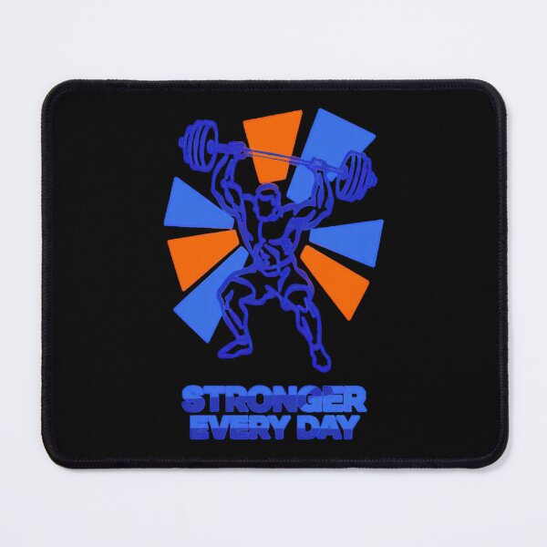Item preview, Stronger Every Day – Minimalist Fitness Line Art Vector | Motivational Gym Design designed and sold by Design_Your_Day.