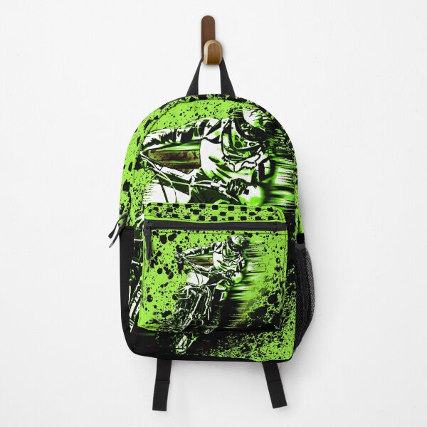 Item preview, Neon Green Motocross Rider Speed Action Graphic designed and sold by Color4Nature.