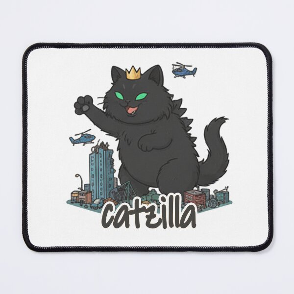 Item preview, giant cat destroy city designed and sold by likekillersx.