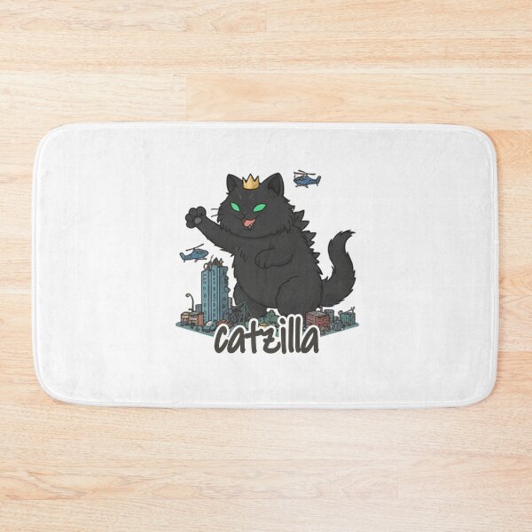 Item preview, giant cat destroy city designed and sold by likekillersx.