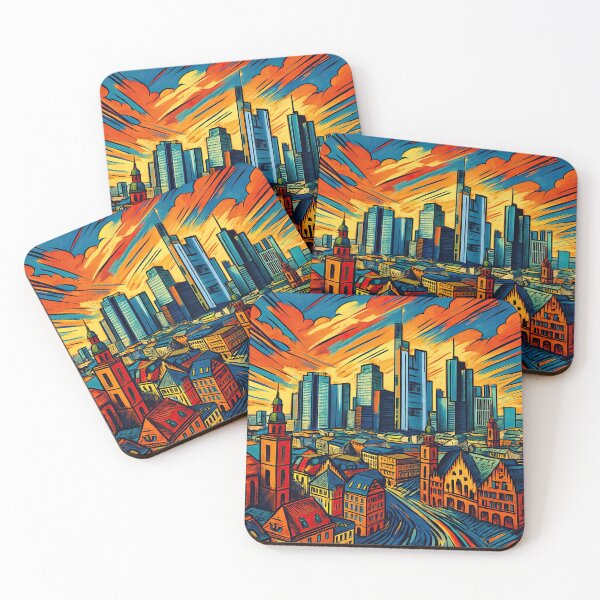 Item preview, Frankfurt city | Comics stylCartoone -  designed and sold by ComicsFactory.