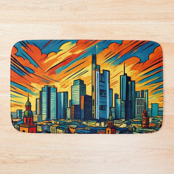 Item preview, Frankfurt city | Comics stylCartoone -  designed and sold by ComicsFactory.