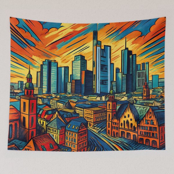 Item preview, Frankfurt city | Comics stylCartoone -  designed and sold by ComicsFactory.