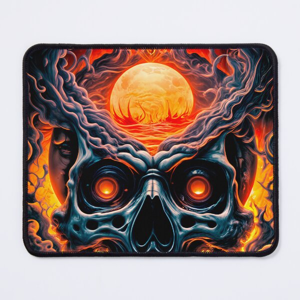 Item preview, Black Metal Skull | Ritual Skull | Cool Skull | Hardcore Skull | Sunset Skull designed and sold by OrganicLights.