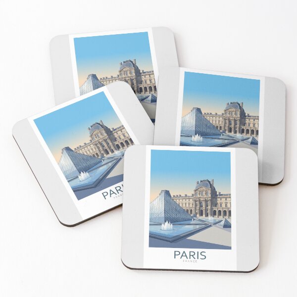 Item preview, Paris France Louvre - Travel Art designed and sold by Marciolini.