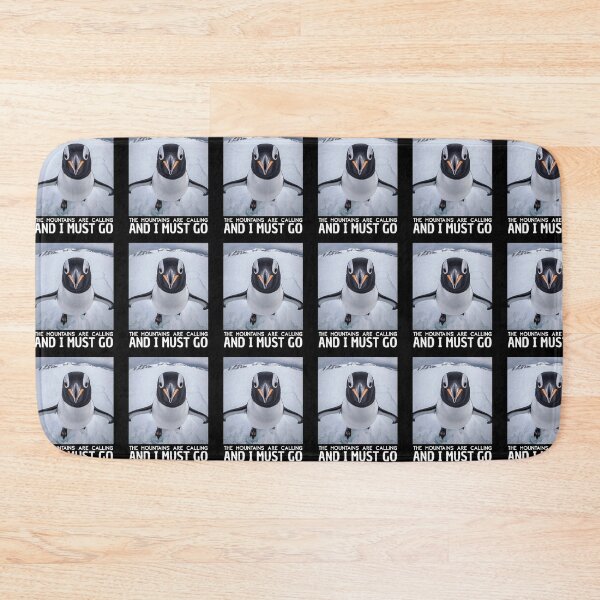 Item preview, Funny Nihilistic Penguin Meme The Mountains are Calling  designed and sold by FreeArt2.