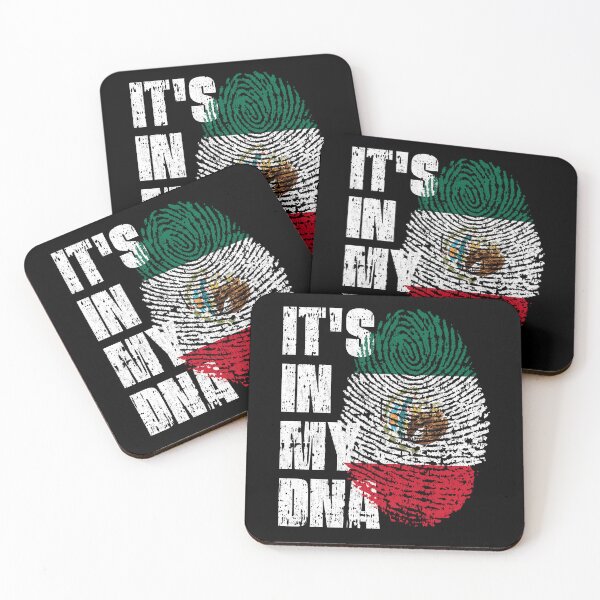 Item preview, IT'S IN MY DNA Mexico Flag Roots designed and sold by CosmoKitsch.