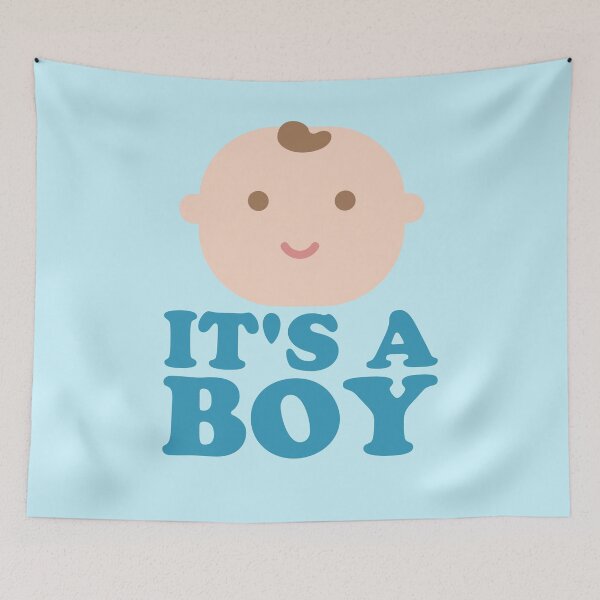 Item preview, It’s A Boy - Baby Boy Announcement Gender Reveal Newborn Celebration designed and sold by Shape Snip Studio.