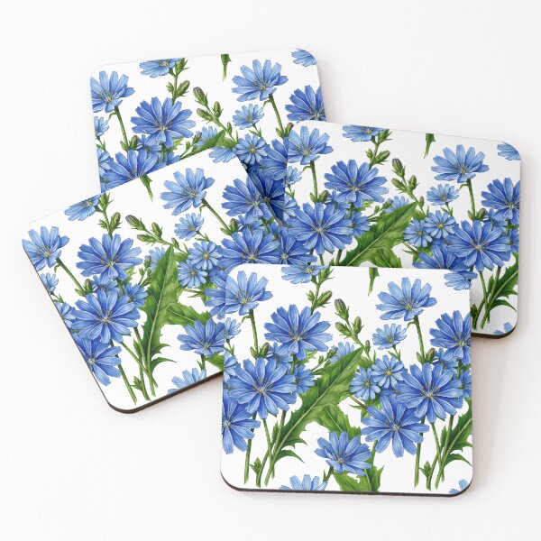 Item preview, Chicory Bloom – Botanical Blue Elegance designed and sold by meesub.