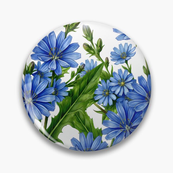 Item preview, Chicory Bloom – Botanical Blue Elegance designed and sold by meesub.