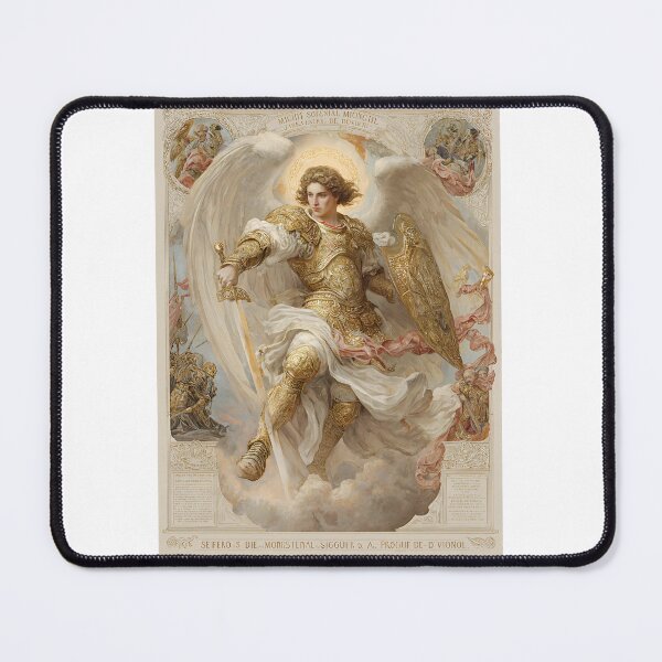 Item preview, Saint Michael the Archangel in Battle designed and sold by Oldetimemercan.