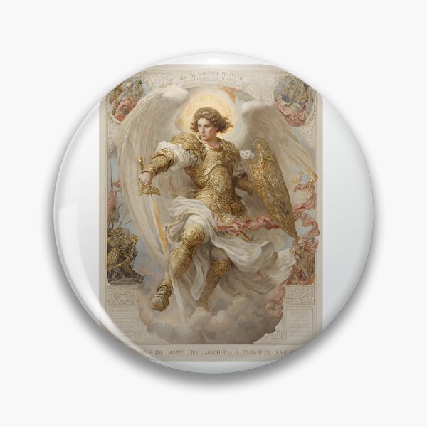 Item preview, Saint Michael the Archangel in Battle designed and sold by Oldetimemercan.