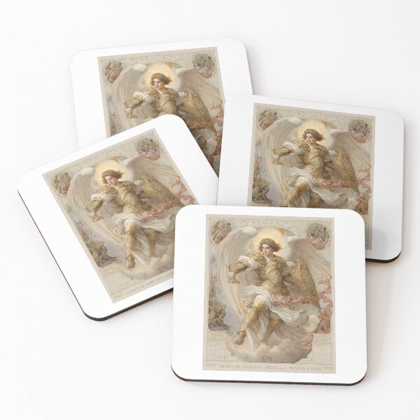 Item preview, Saint Michael the Archangel in Battle designed and sold by Oldetimemercan.
