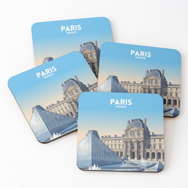 Item preview, Paris France Louvre - Travel art designed and sold by Marciolini.
