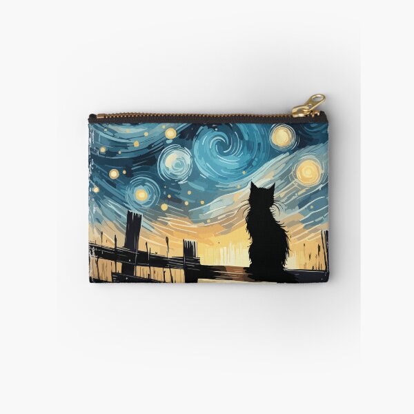 Item preview, Starry Night Cat Van Gogh designed and sold by BrownHorse90s.