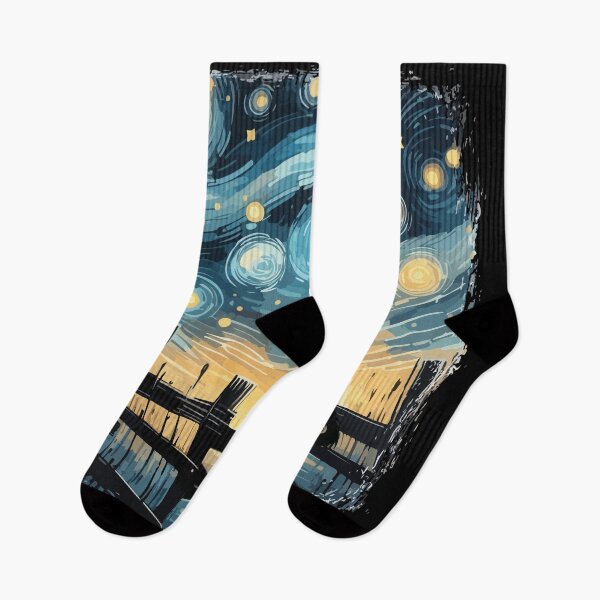 Item preview, Starry Night Cat Van Gogh designed and sold by BrownHorse90s.