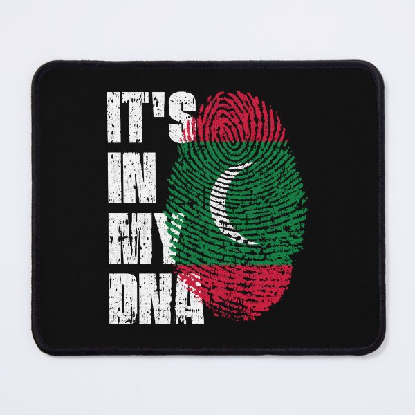 Item preview, IT'S IN MY DNA Maldives Flag Roots designed and sold by CosmoKitsch.