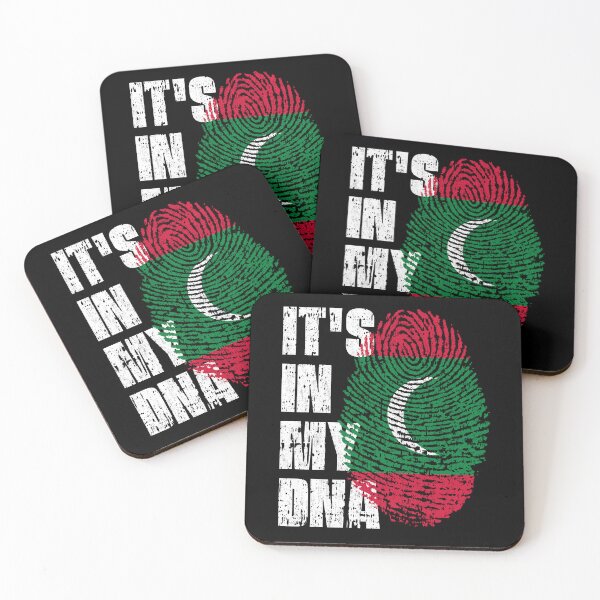 Item preview, IT'S IN MY DNA Maldives Flag Roots designed and sold by CosmoKitsch.