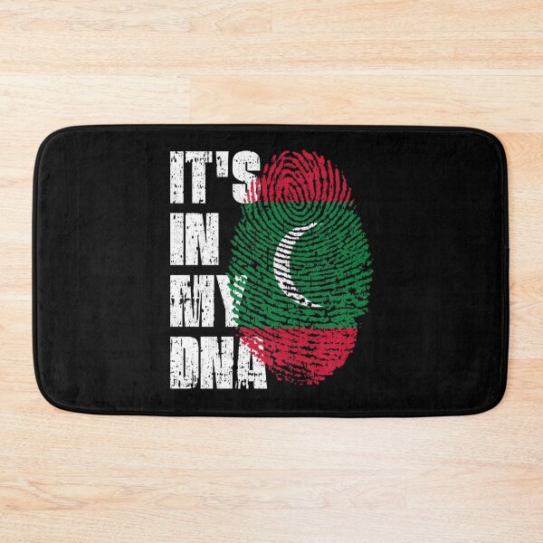 Item preview, IT'S IN MY DNA Maldives Flag Roots designed and sold by CosmoKitsch.