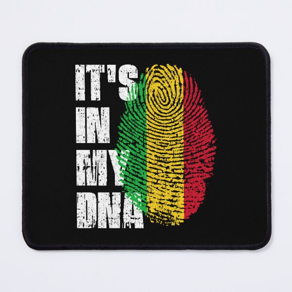 Item preview, IT'S IN MY DNA Mali Flag Roots designed and sold by CosmoKitsch.