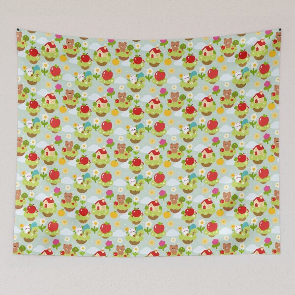 Item preview, Floating Mini Worlds Seamless designed and sold by KJackArtwork.