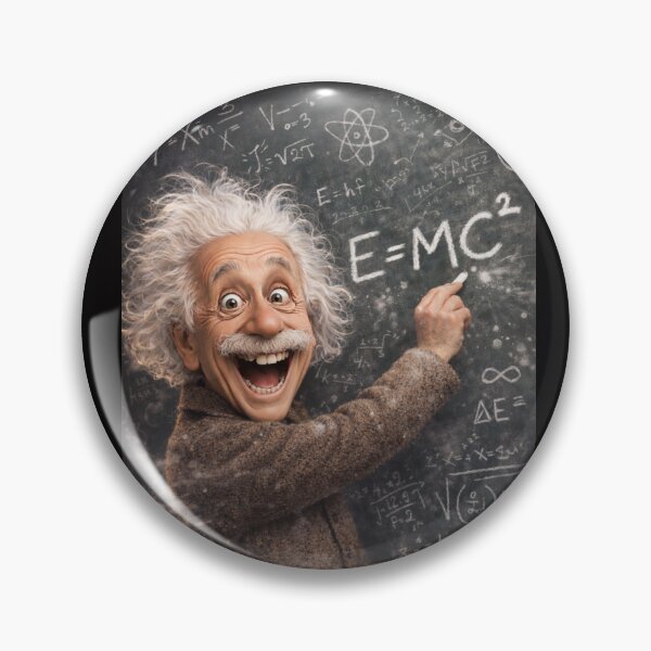 Item preview, Albert Einstein E = mc2 cartoon animation inspired designed and sold by bluefrog.