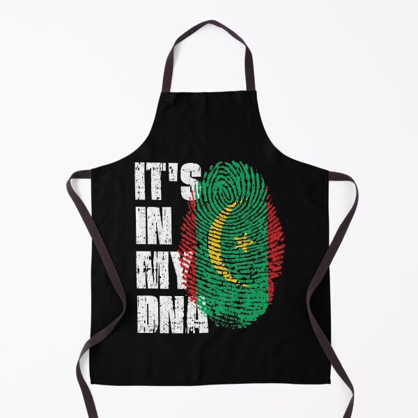 Item preview, IT'S IN MY DNA Mauritania Flag Roots designed and sold by CosmoKitsch.