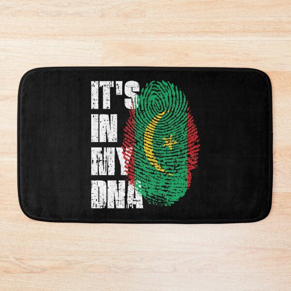Item preview, IT'S IN MY DNA Mauritania Flag Roots designed and sold by CosmoKitsch.