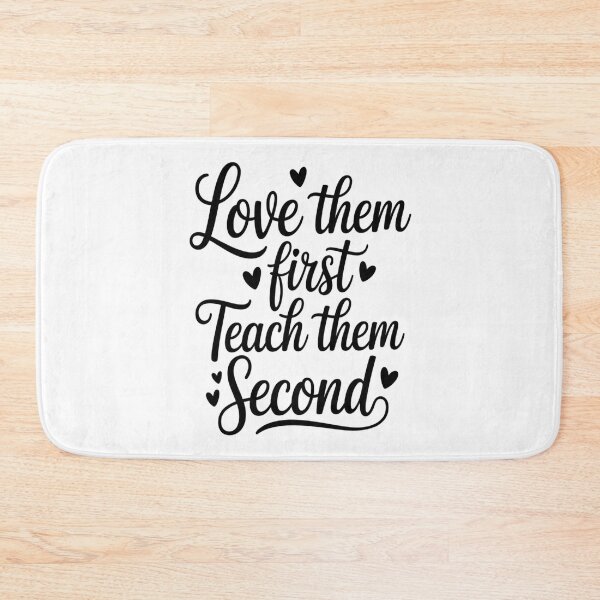 Item preview, Love Them First Teach Them Second Teacher Valentines designed and sold by Jacky-Design.