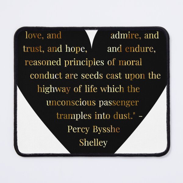 Item preview, Percy Bysshe Shelley Quote in Heart designed and sold by TheIconSmith.