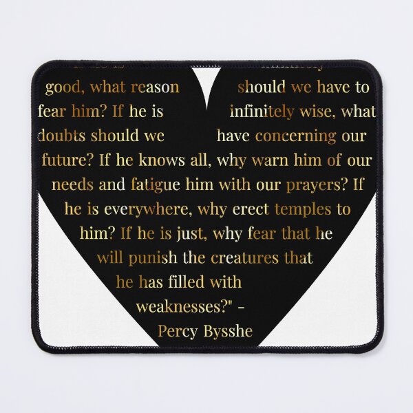 Item preview, Percy Bysshe Shelley Quote in Heart designed and sold by TheIconSmith.
