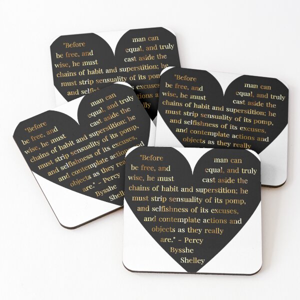 Item preview, Percy Bysshe Shelley Quote in Heart designed and sold by TheIconSmith.